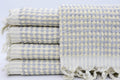BUBBLE GRAY TERRY HAND TOWEL-0