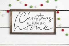 at Christmas all roads lead home