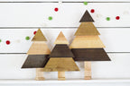 Set of 3 Rustic Christmas Trees-0