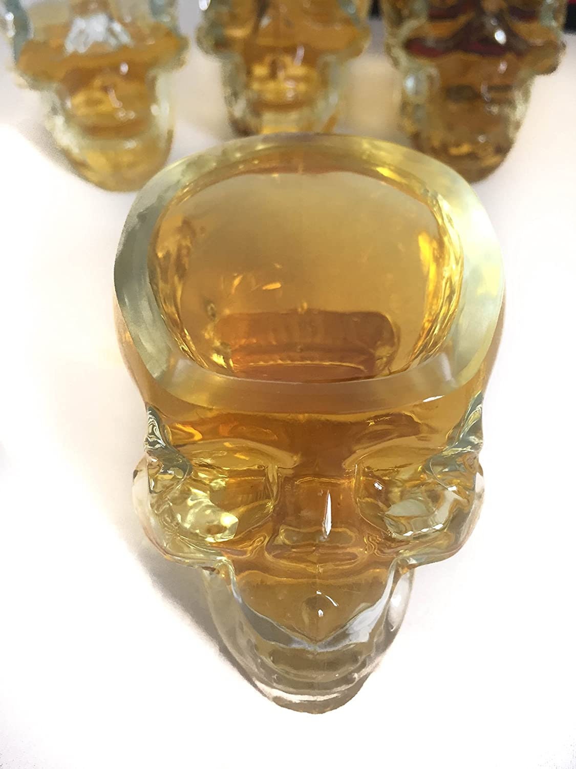 Monkey and Heroes Extra Large Skull Shot Glasses Set of 4-1
