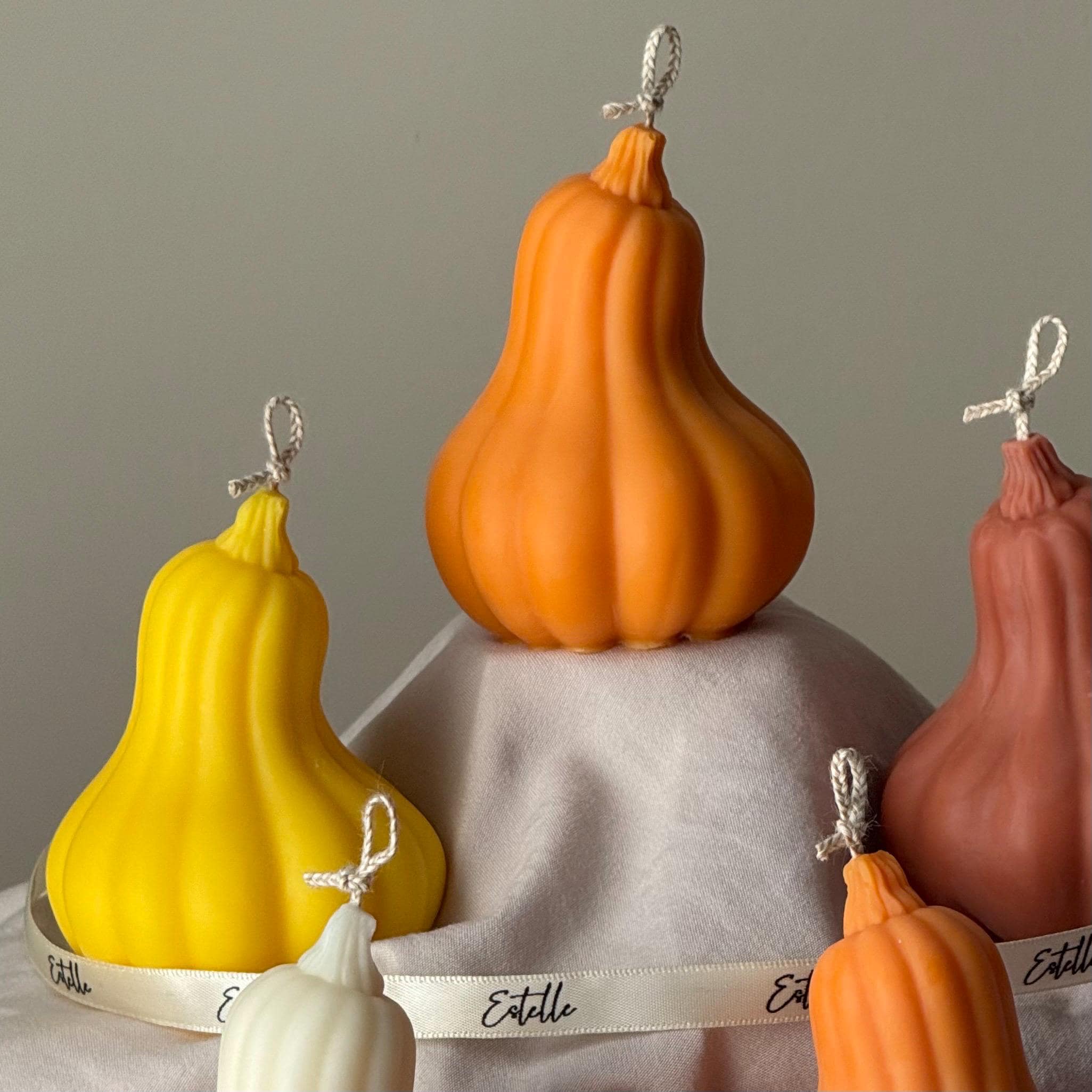 Pumpkin Scented Soy Wax Candle: Autumn Decor, Fall Gift-1