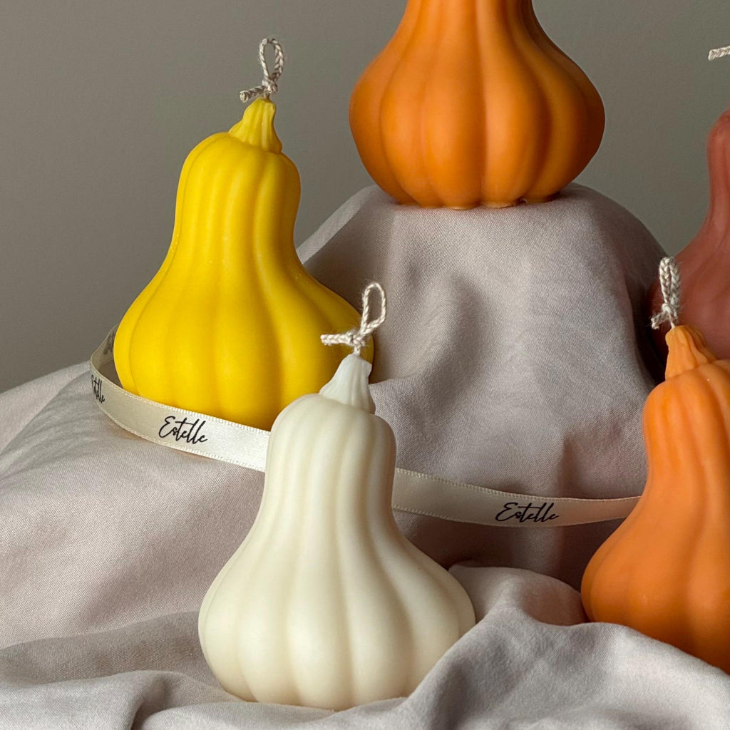 Pumpkin Scented Soy Wax Candle: Autumn Decor, Fall Gift-3