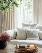 18" Riviera Hand-Stitch Throw Pillow Cover-1