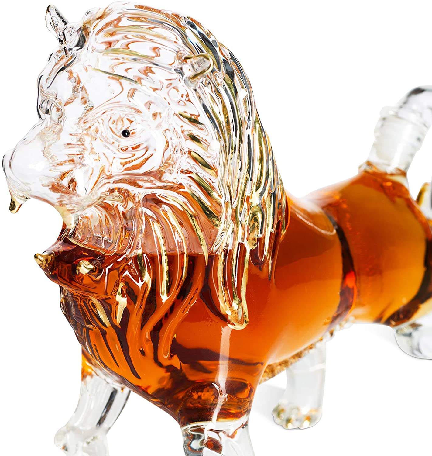 Lion Animal Whiskey and Wine Decanter- 500ml