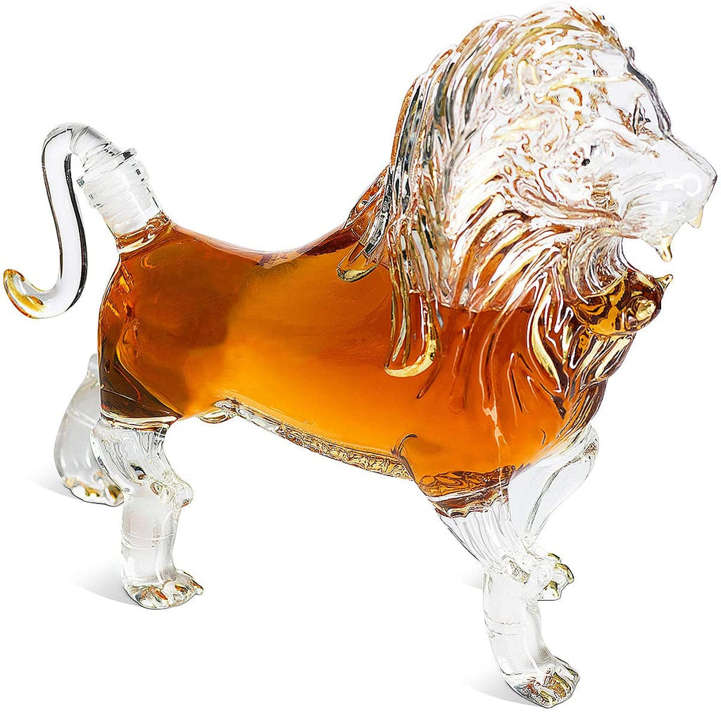 Lion Animal Whiskey and Wine Decanter- 500ml