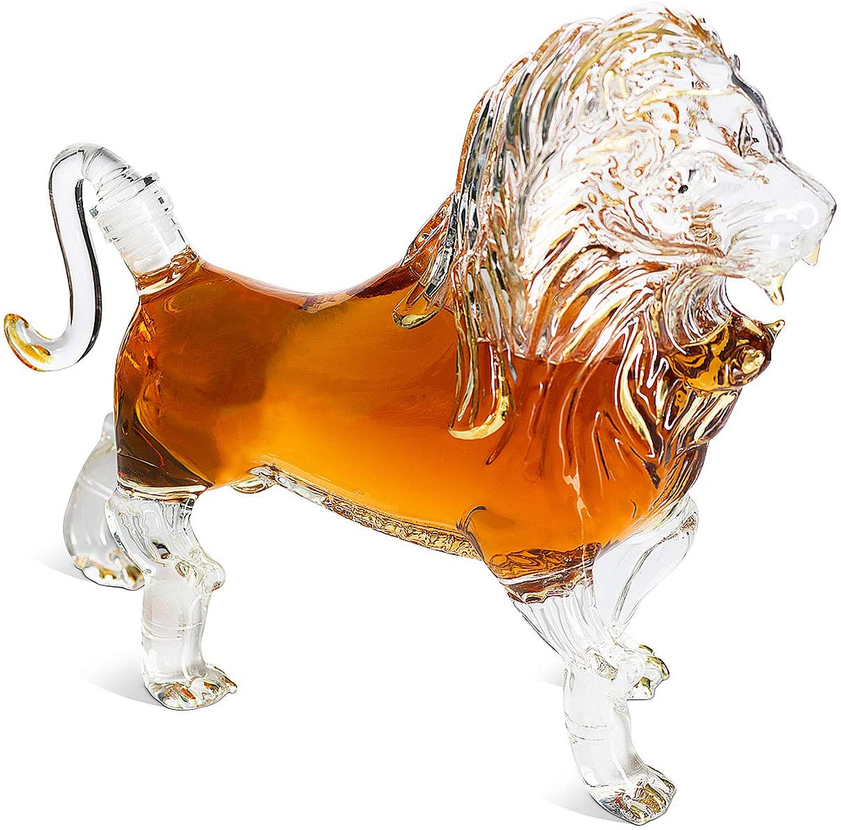 Lion Animal Whiskey and Wine Decanter- 500ml