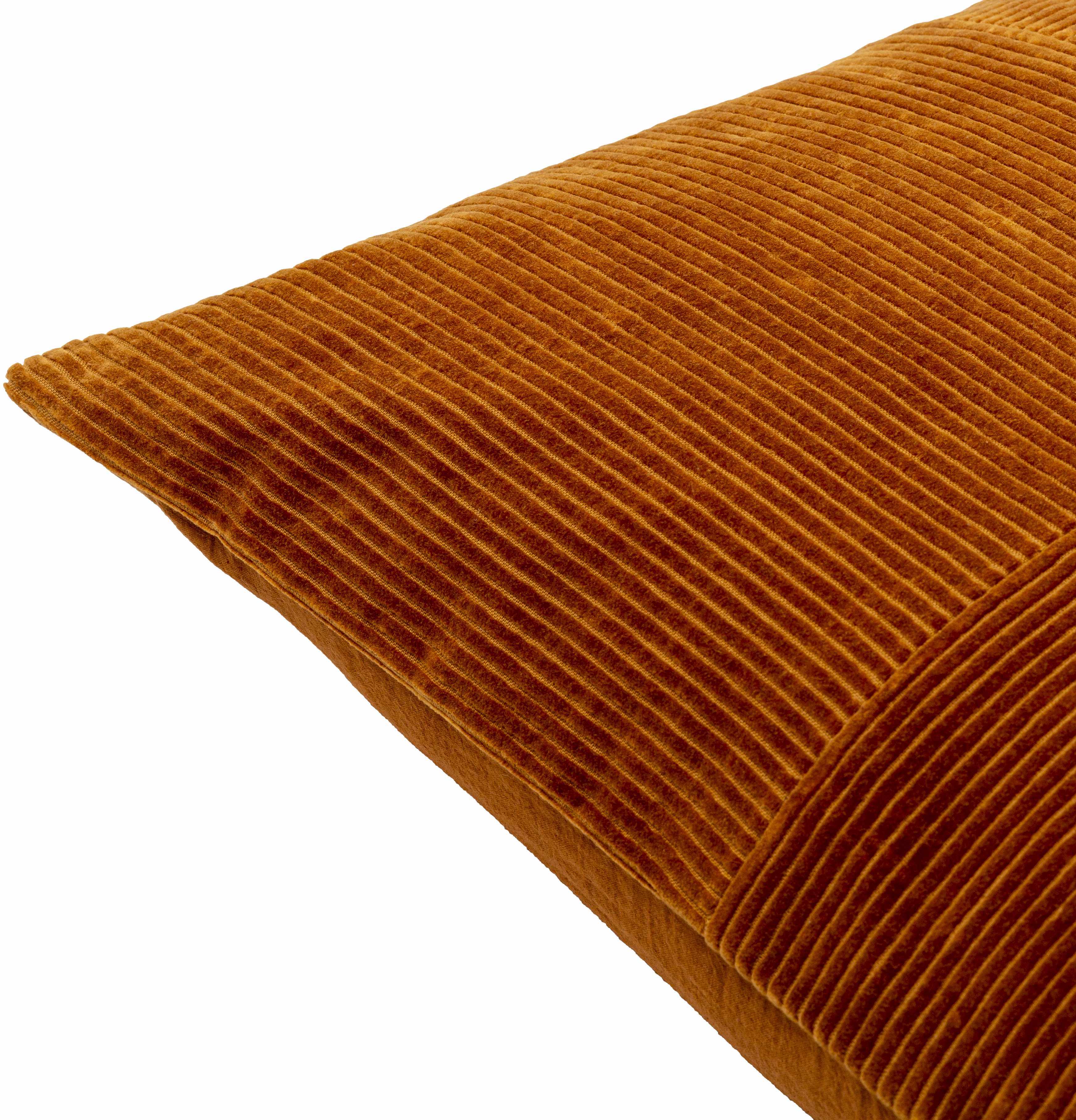 Leni Rust Corduroy Accent Pillow-3