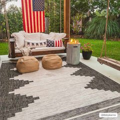 Flatweave Toena Geometric Performance Outdoor Rug