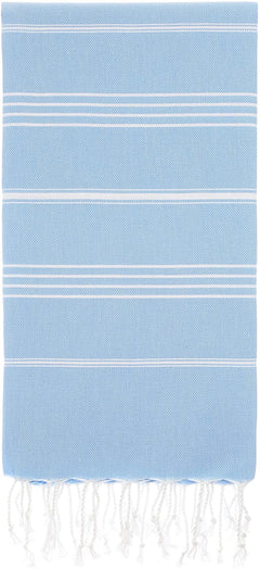 Monaco Turkish Cotton Hand Towel – Lightweight Quick Dry Bathroom, Kitchen & Travel Towel, Luxury Organic Turkish Towel