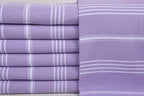 Lilac Monaco Turkish Towel – Lightweight Quick Dry Beach & Bath Towel, Luxury Turkish Cotton Spa Towel, Travel & Pool Towel-0