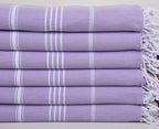 Lilac Monaco Turkish Towel – Lightweight Quick Dry Beach & Bath Towel, Luxury Turkish Cotton Spa Towel, Travel & Pool Towel-1