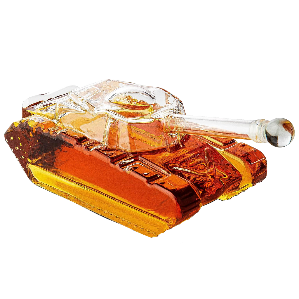 Tank Whiskey Decanter - Military Veteran Gifts - 1000ml-0