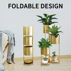 35.5'' High Metal Plant Stand 6 Tier 6 Potted Indoor Flower Pot Stand Holder