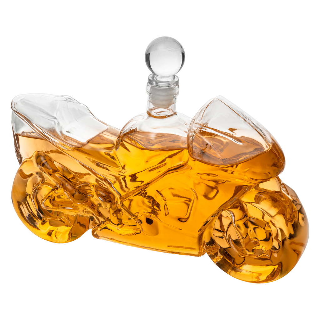 Motorbike Motorcycle Gift Decanter For Wine & Whiskey 750ml-0