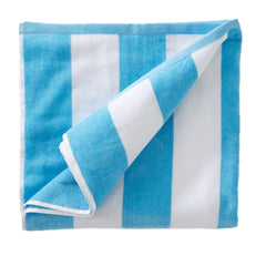 Cotton Velour Cabana Stripe Beach Towel - Novia Collection (Shipping fees may apply)