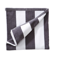 Cotton Velour Cabana Stripe Beach Towel - Novia Collection (Shipping fees may apply)