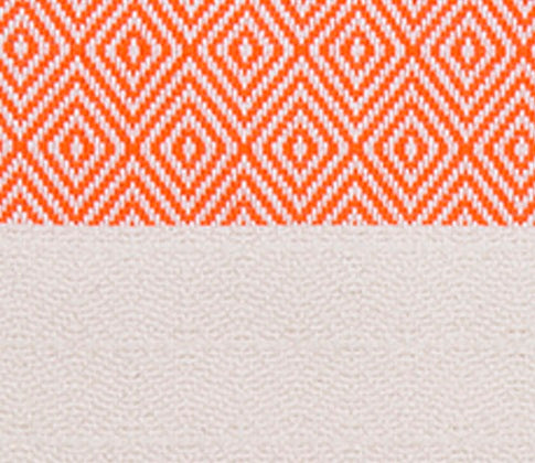 VENICE ORANGE TURKISH TOWEL-1