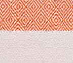 VENICE ORANGE TURKISH TOWEL-1