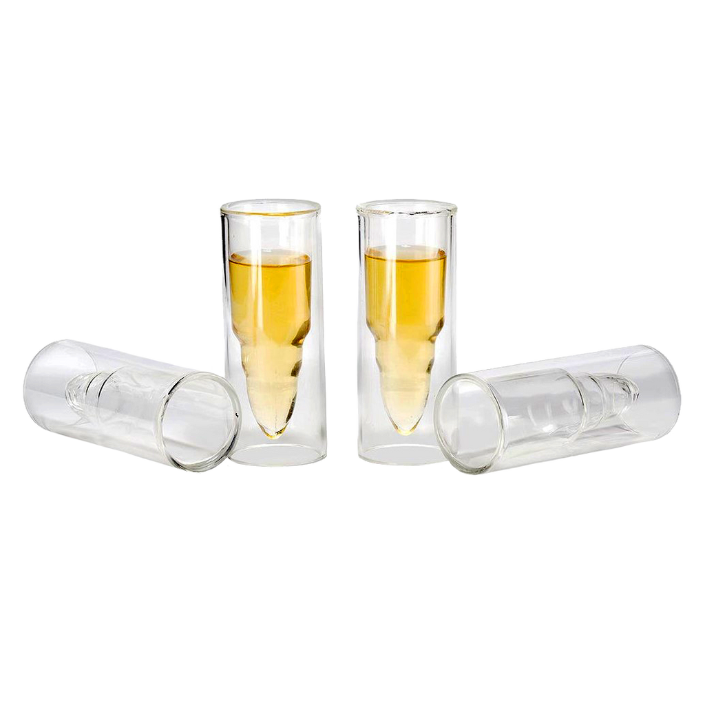 50 Caliber Shot Glasses Set - Set of 4-0