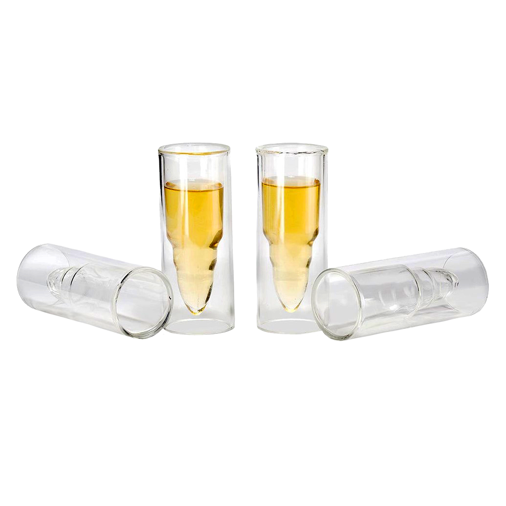 50 Caliber Shot Glasses Set - Set of 4-0