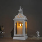 19'' High Decorative Hanging Lantern (Cream)-2
