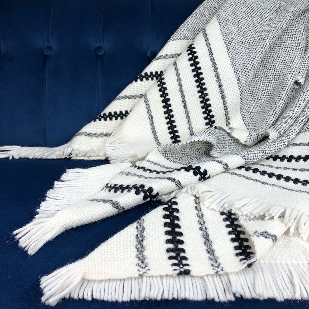 Chunky Snow Cuzco Alpaca Throw-1