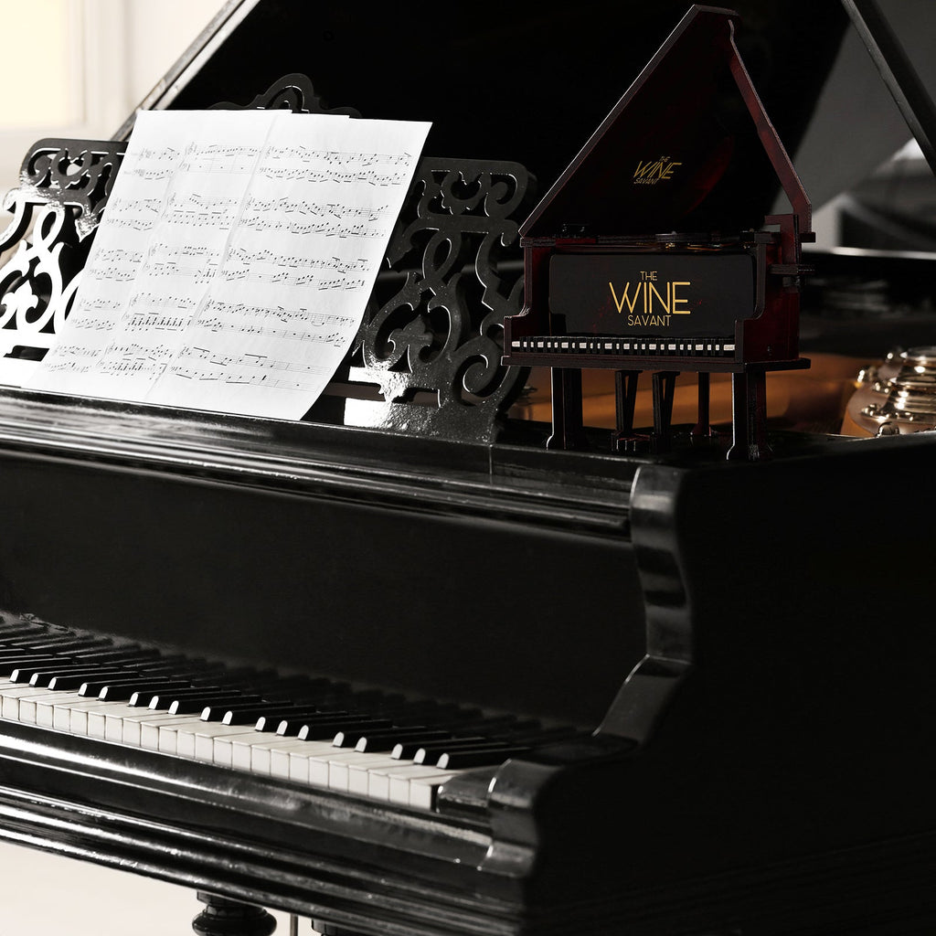Piano Shaped Whiskey & Wine Decanter - 25OZ Pianist Instrument Unique Decanter Set-2