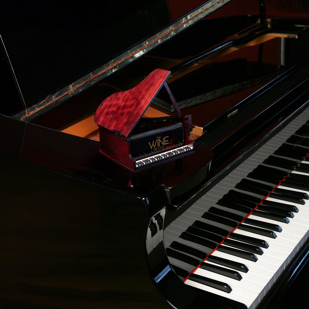 Piano Shaped Whiskey & Wine Decanter - 25OZ Pianist Instrument Unique Decanter Set-4