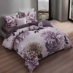 Bebejan Plum Petal 5 Piece Reversible Comforter Set