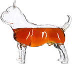 French Bull Dog - Pug Animal Whiskey and Wine Decanter - 500ml-3