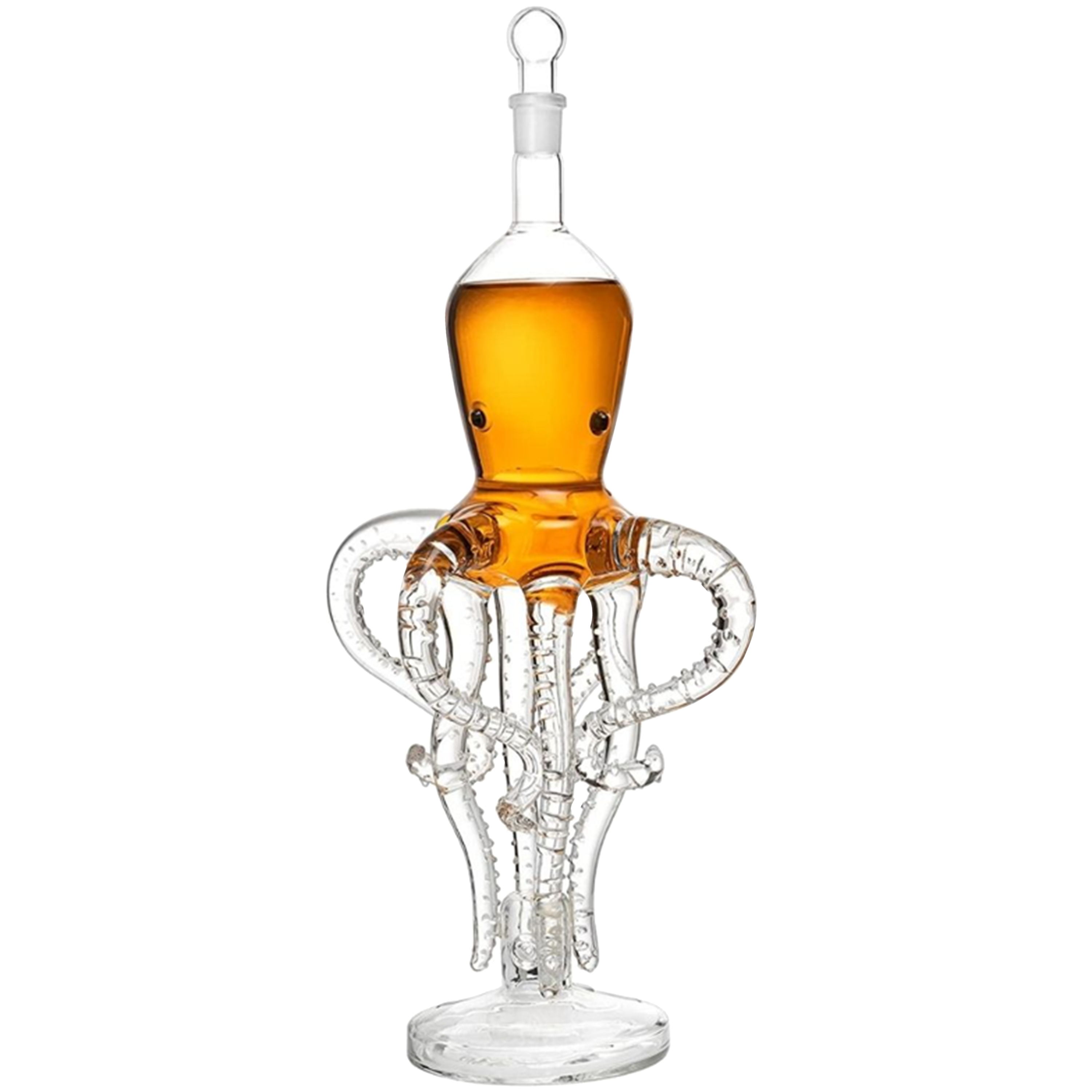 Tall Octopus Whiskey and Wine Decanter 500ml-0