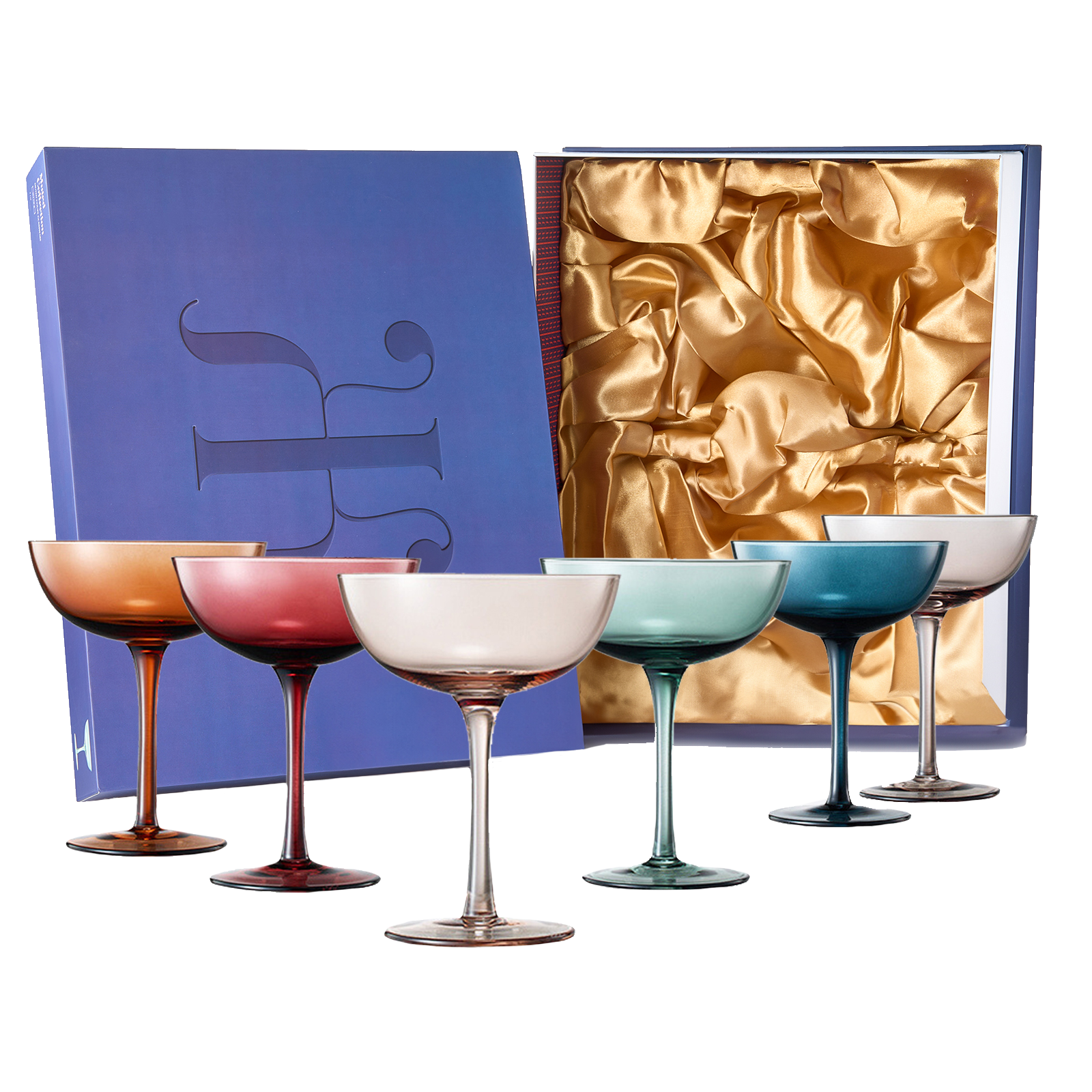 Cocktail & Champagne Coupe Glasses Coupe Cocktail Glasses 7 oz | Set of 6-1