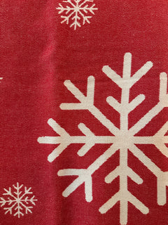 Christmas Reindeer Snowflake Turkish Cotton Throw Blanket 56×72 – Soft Organic Holiday Decor Gift-6