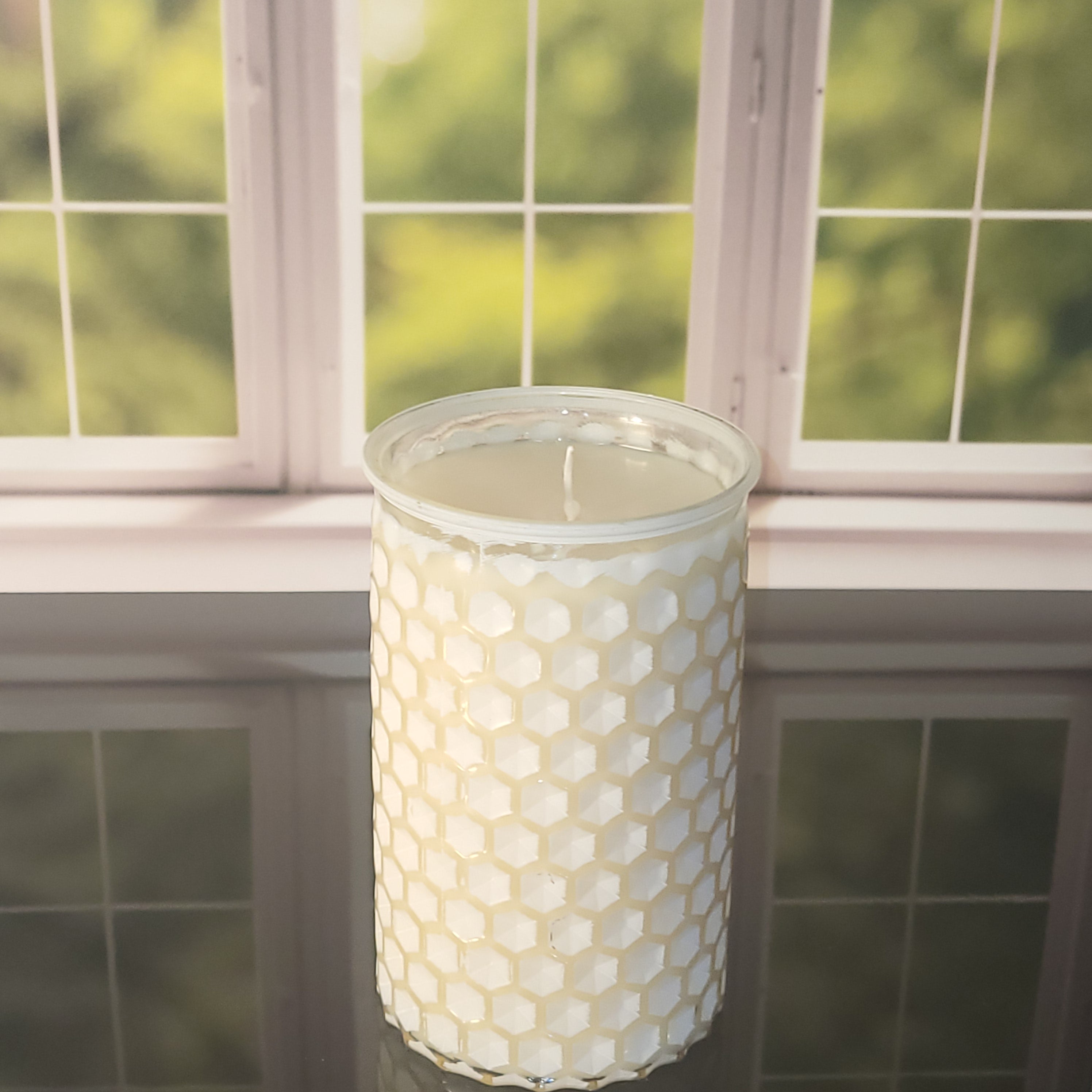 Mahogany Tobacco Pillar Candle-1