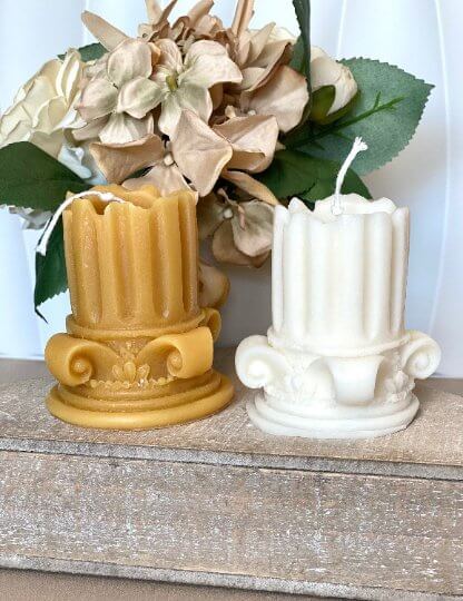 Romano Pillar Candle | Elegant Home Decor-1