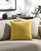 Reijo Yellow Linen Look Accent Pillow