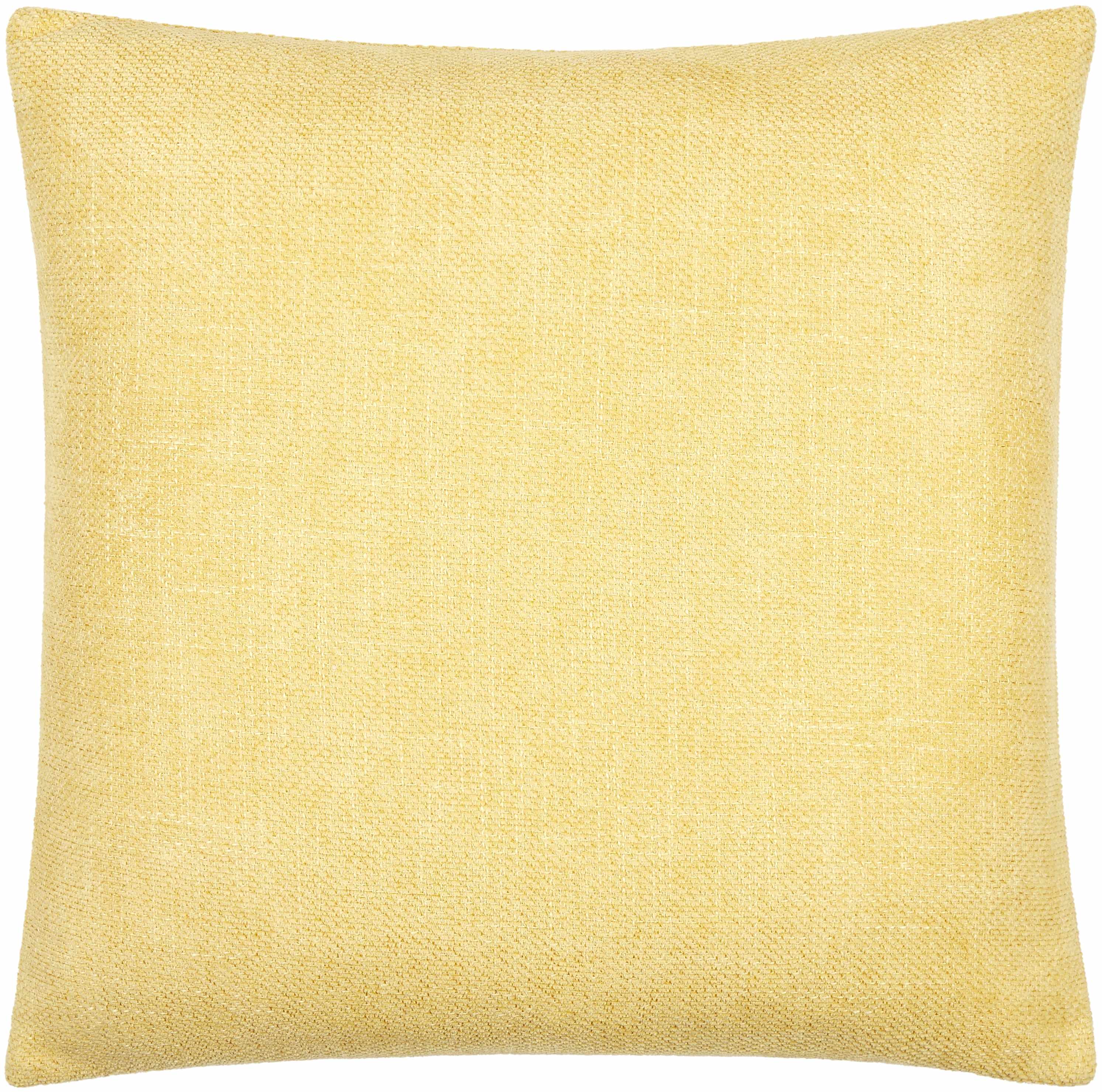 Reijo Yellow Linen Look Accent Pillow