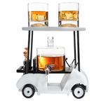 Golf Decanter Whiskey Decanter and Whiskey Glasses-0