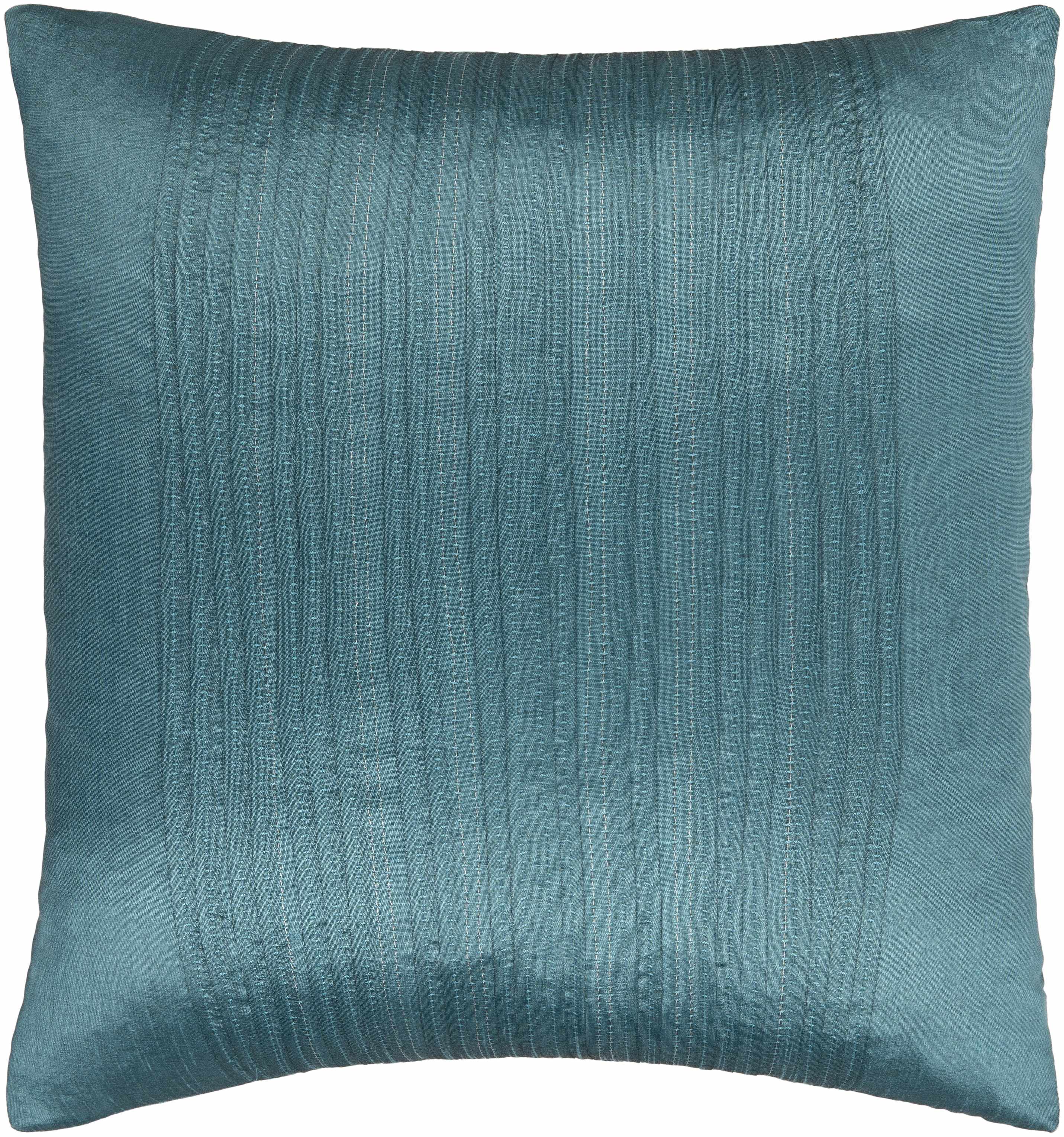 Sachse Teal Pleated Accent Pillow-5