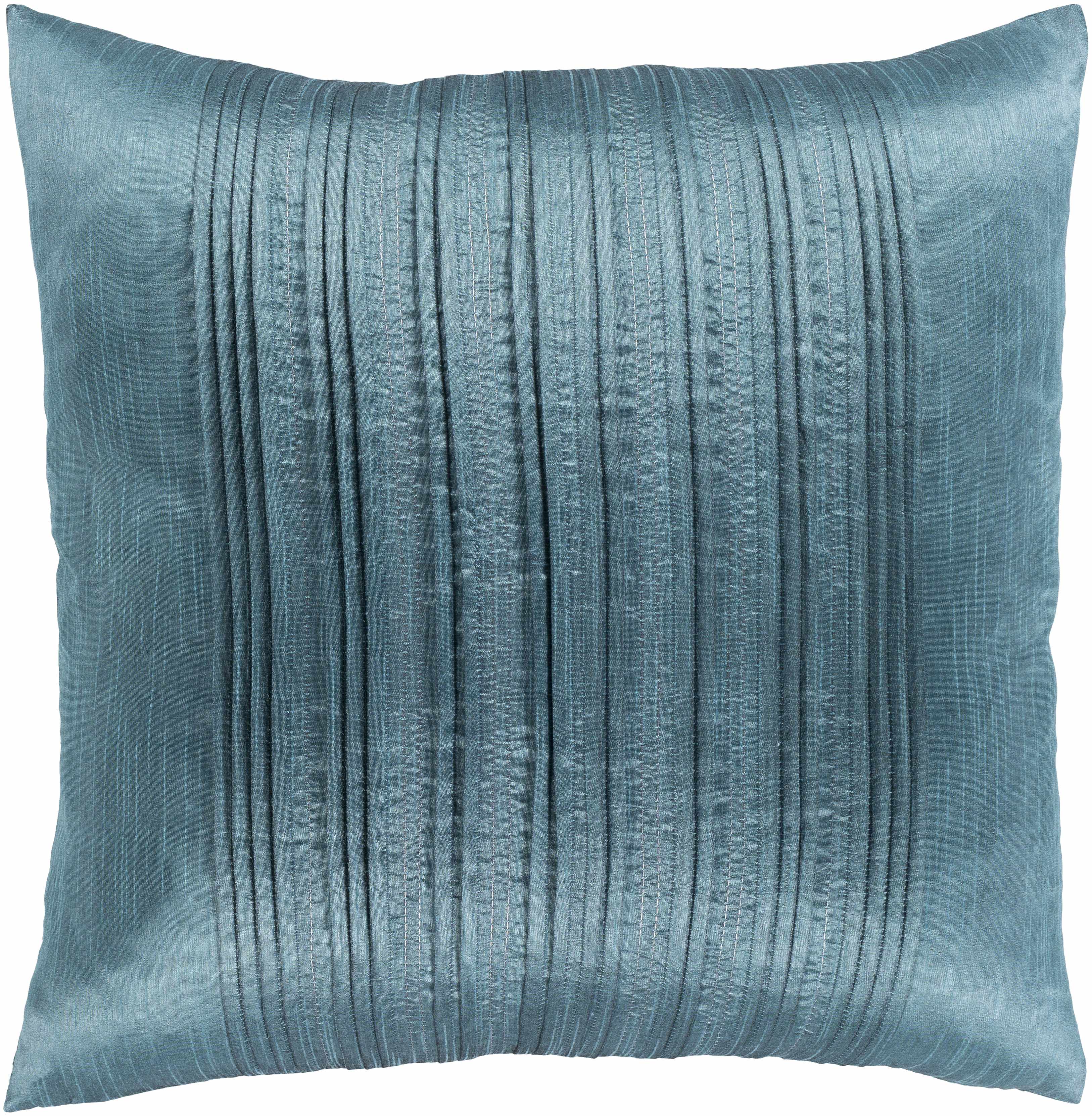 Sachse Teal Pleated Accent Pillow-1