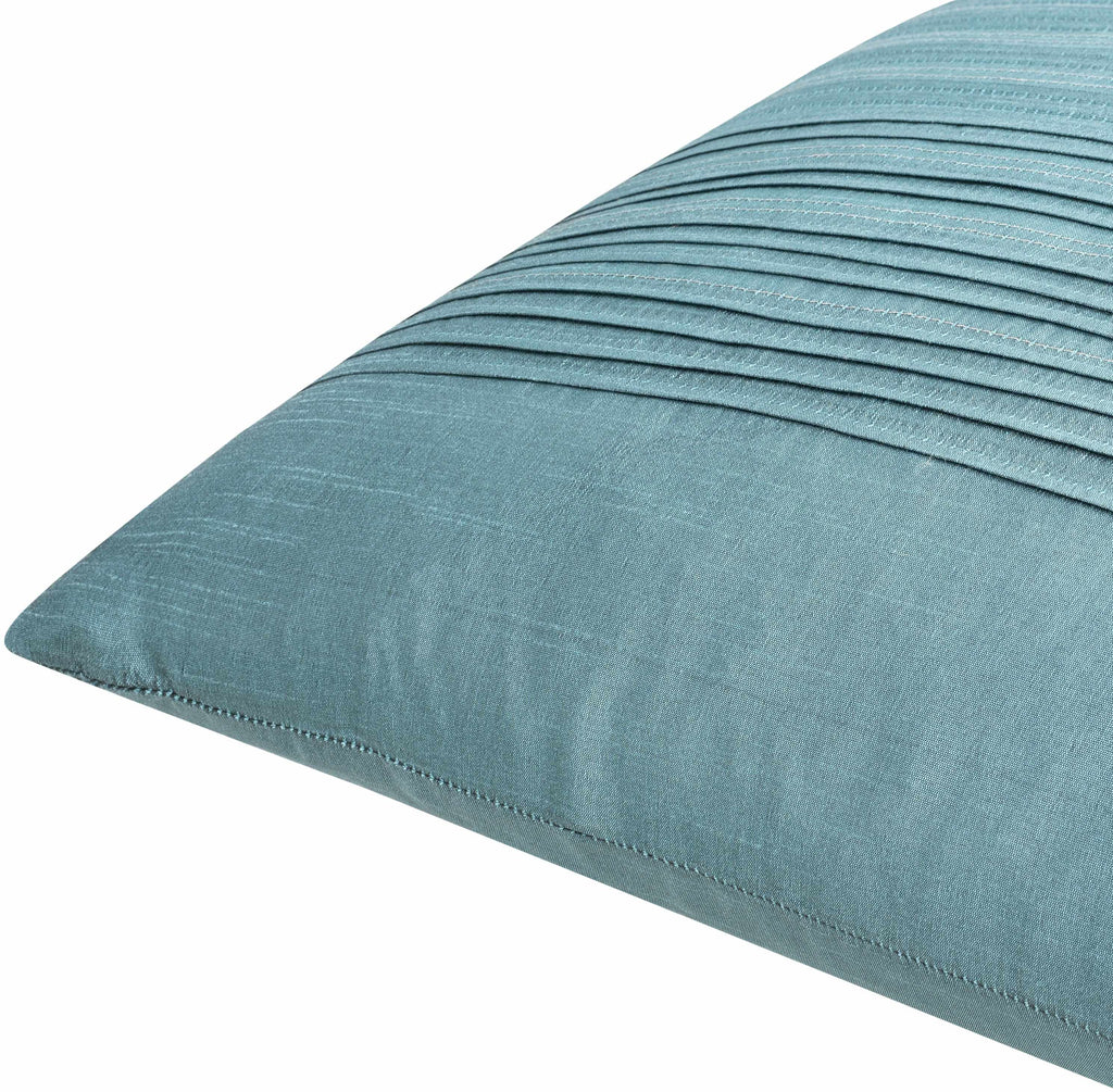 Sachse Teal Pleated Accent Pillow-4