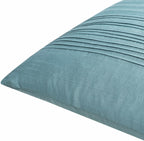 Sachse Teal Pleated Accent Pillow-4
