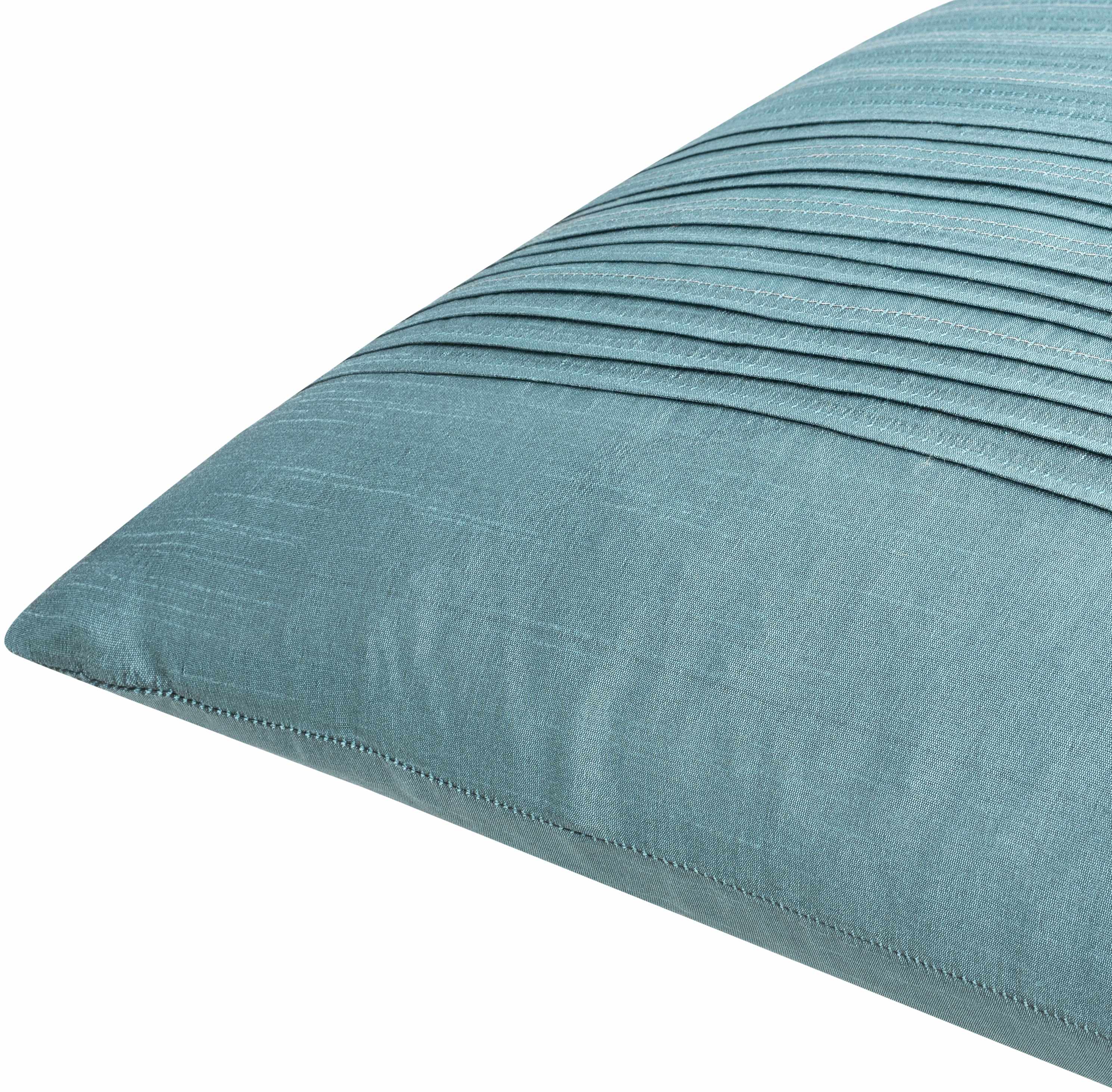 Sachse Teal Pleated Accent Pillow-4