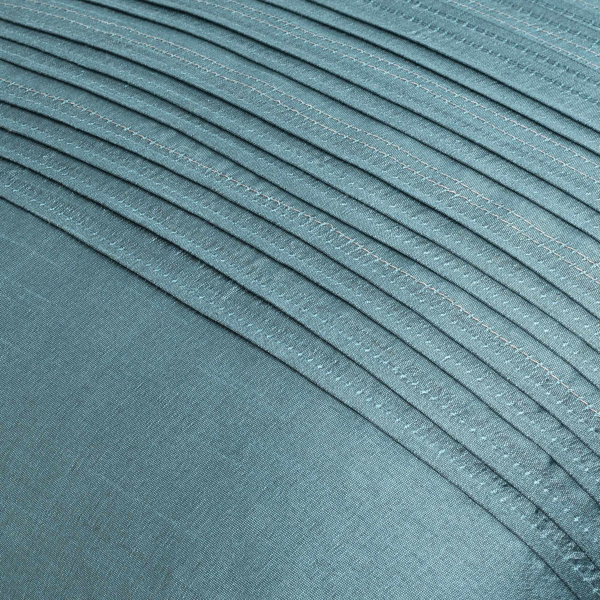 Sachse Teal Pleated Accent Pillow-6