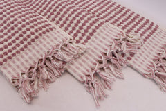 BUBBLE SALMON TERRY HAND TOWEL-4