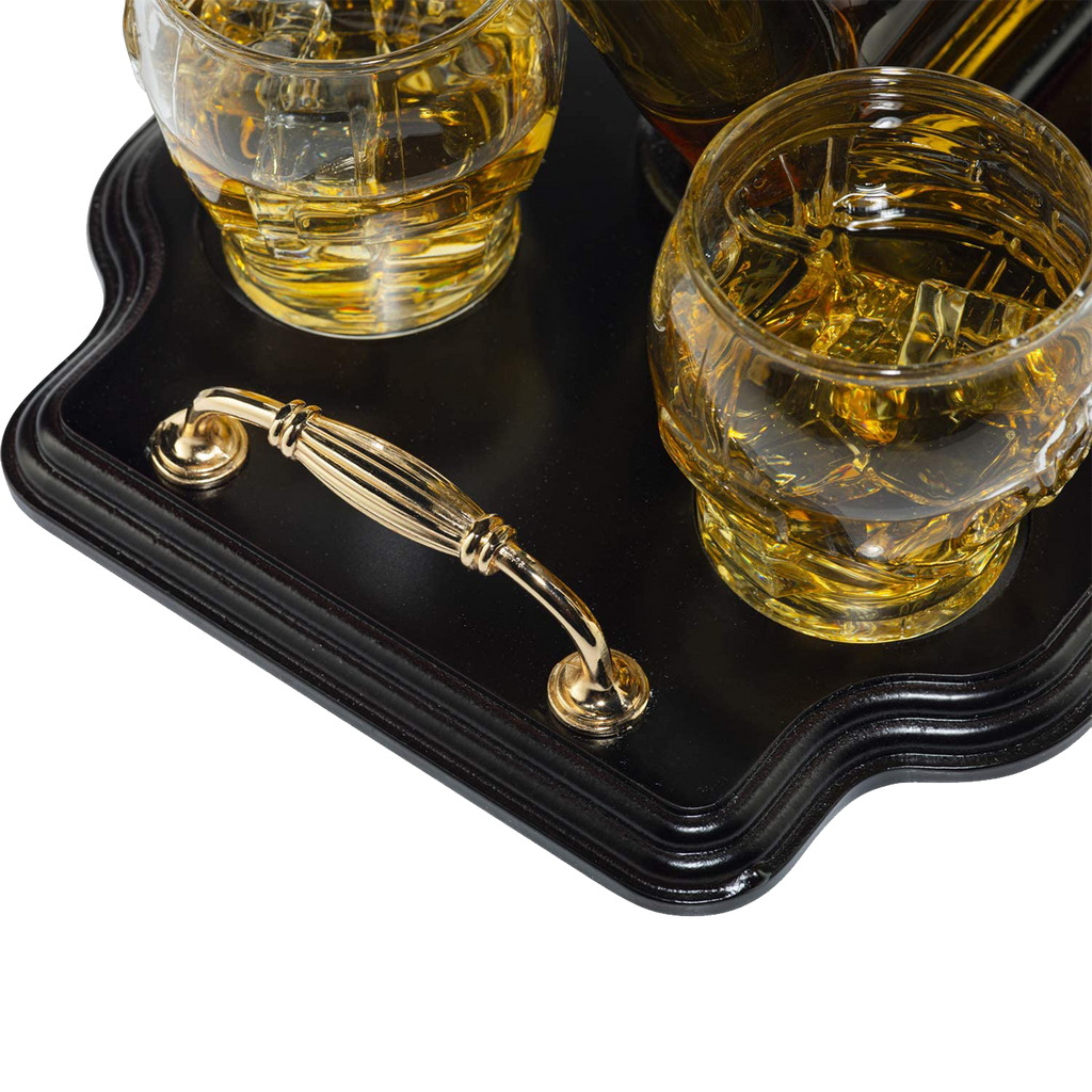 Ice Hockey Wine & Whiskey Decanter Set, 750ml-1