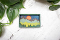 Laser Cut Nature Scene, Mountain 3D Diorama, Handmade Landscape Scene