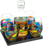 Artisanal Hand Painted Glassware Gift-2