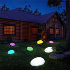 Indoor & Outdoor Solar Cobblestone Light-1