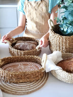 Bread Warmer & Basket - Bird Oval-2